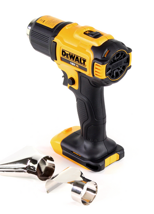 DeWalt DCE 530 N Pistola termica a batteria 18V 530°C + ugello di superficie e riflettore - senza batteria, senza caricabatteria