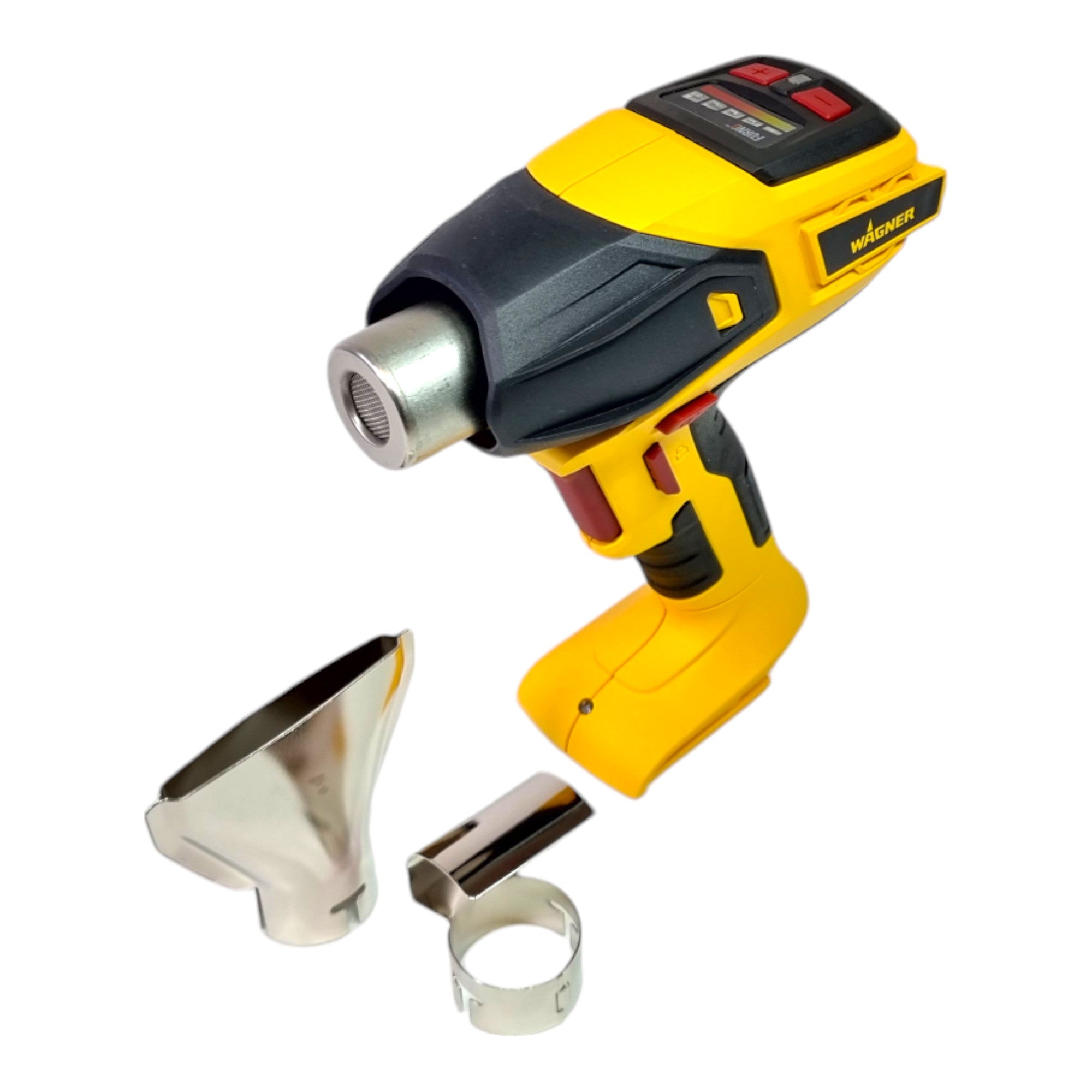 Wagner FURNO 550 Akku Heissluftpistole 18 V POWER FOR ALL 300 610 C 2420168 Solo Duesen ohne Akku ohne Ladegeraet 0 - toolbrothers