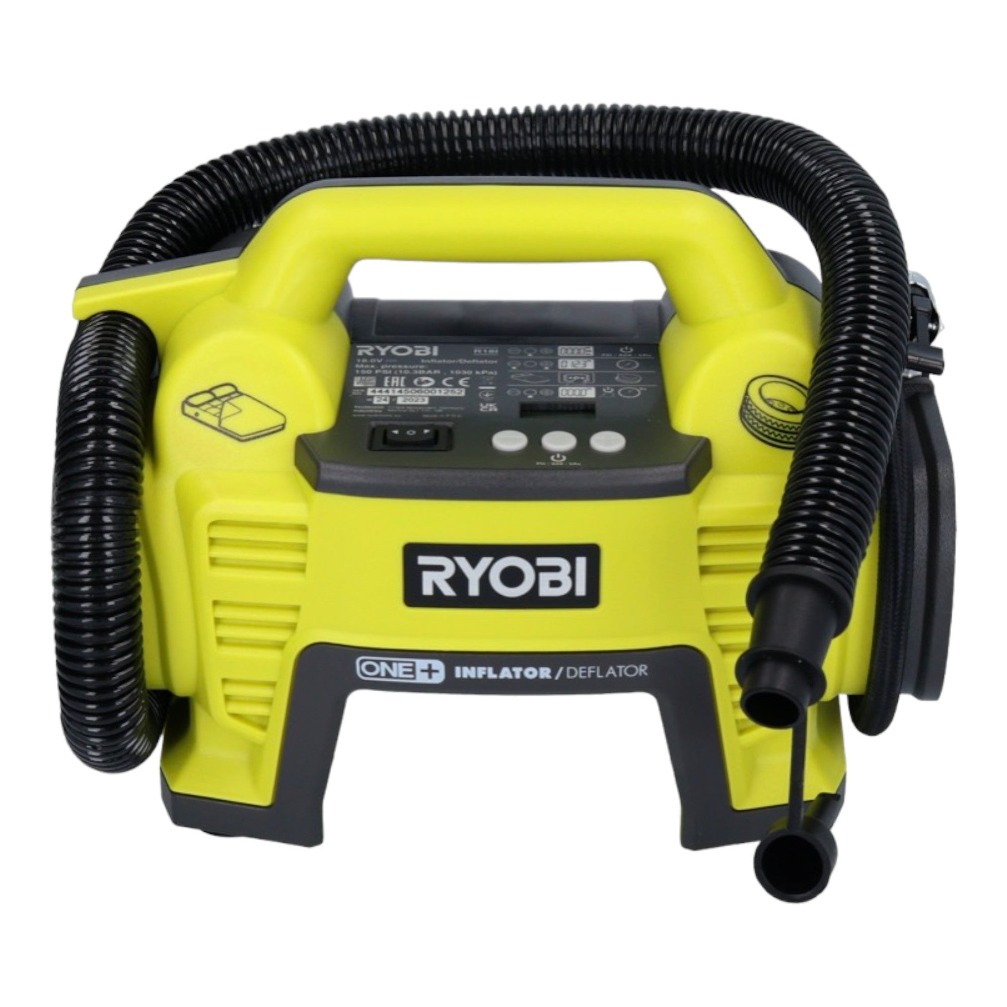 RYOBI R18I 115 Akku Kompressor 18 V 10 34 bar Druck 1x Akku 1 5 Ah Ladegeraet 2 - toolbrothers