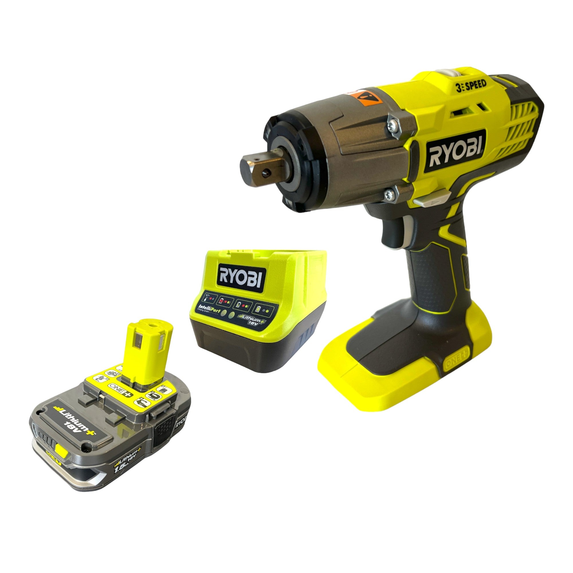 RYOBI R18IW3 115 Akku Schlagschrauber 18 V 400 Nm 1x Akku 1 5 Ah Ladegeraet 0 - toolbrothers