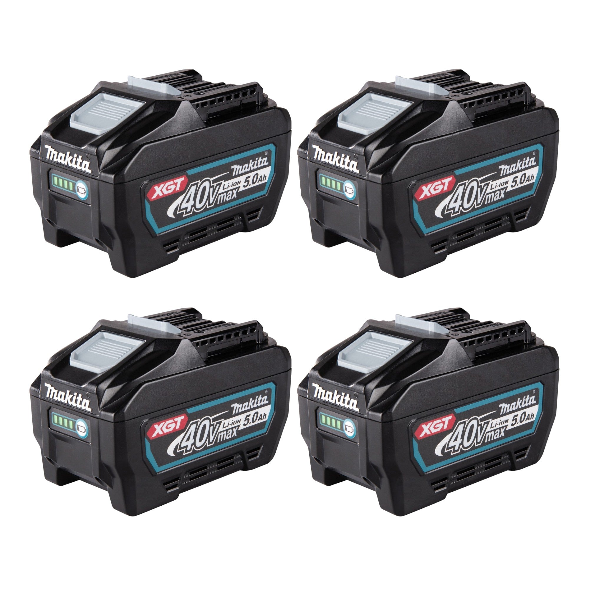 Makita 4x BL 4050 F Akku 40 V max 5 0 Ah 5000 mAh Li Ion XGT 4x 191L47 8 IP64 mit Ladestandanzeige 0 - toolbrothers