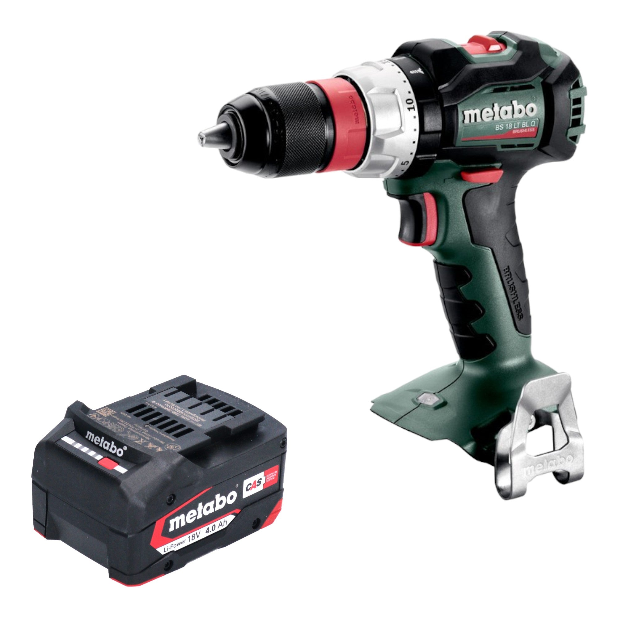 Metabo BS 18 LT BL Q Akku Bohrschrauber 18 V 75 Nm Brushless 1x Akku 4 0 Ah ohne Ladegeraet 0 - toolbrothers