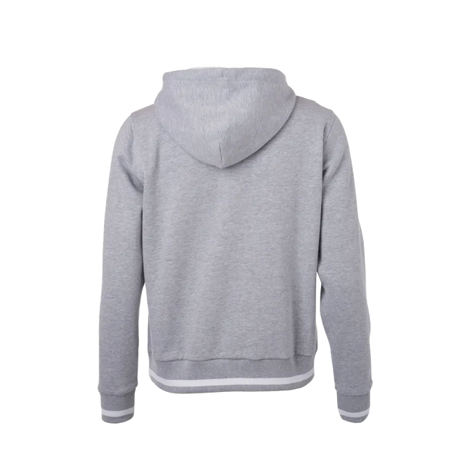 Le sweat à capuche L-BOXX en gris-blanc (Homme / taille M) - Sportif et confortable