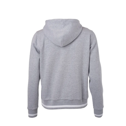 La sudadera con capucha L-BOXX en gris y blanco (hombre/talla S): deportiva y cómoda