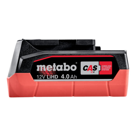 Metabo Pack de batteries LiHD 12 V 4,0 Ah / 4000 mAh Li-Ion avec indicateur de charge ( 625349000 )