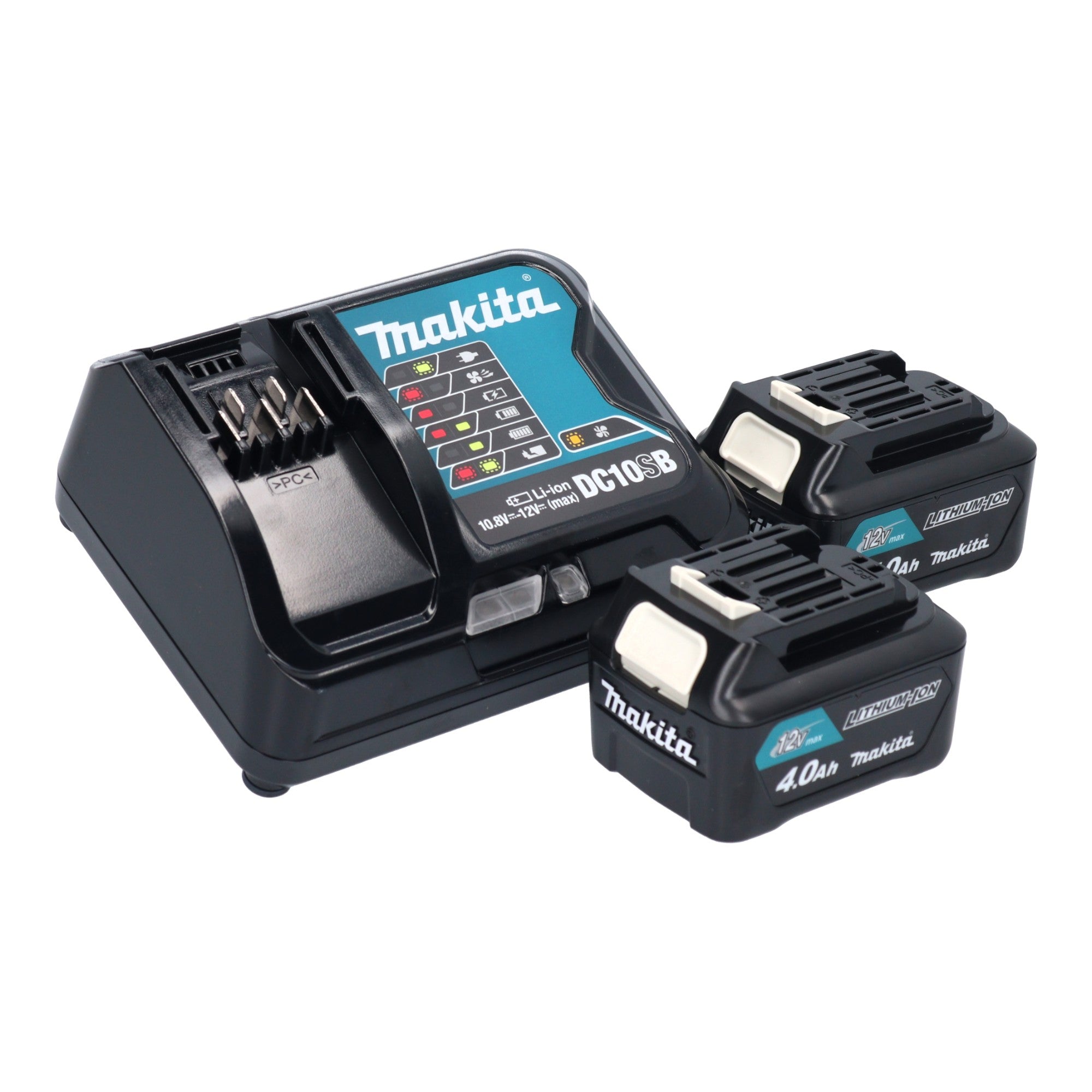 Makita CL 108 FDSMP Akku Staubsauger 12 V max 0 6 L pink 2x Akku 4 0 Ah Ladegeraet 2 - toolbrothers