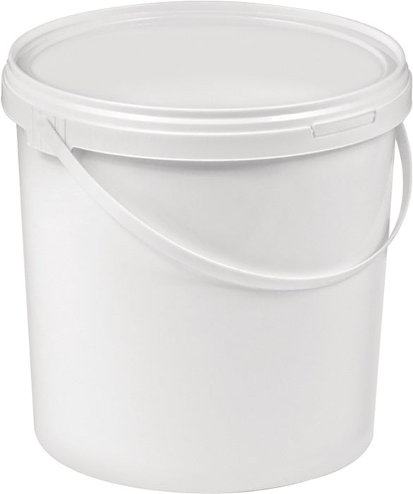 Cubo ( 9000450006 ) 10 l plástico, apto para alimentos blanco Ø 250 mm altura 265 mm