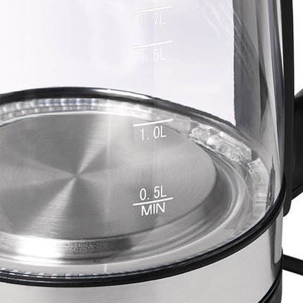 Bollitore WK 3501 swg ( 4000896623 ) 2200 W nero 1,1 kg vetro, acciaio inox LED blu