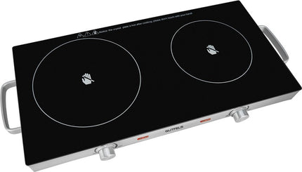 Szklano-ceramiczna podwójna płyta grzewcza COOK 4010 ( 4000896641 ) 1800 W1000 W