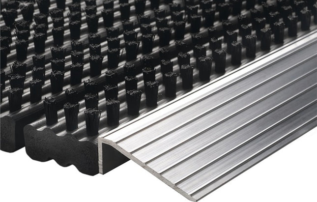 Wycieraczka aluminiowa (9000471289) czarny/srebrny PP/aluminium