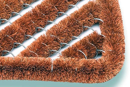 Paillasson brosses coco ( 9000471300 ) naturel coco/acier