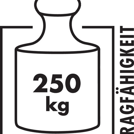 Sedia girevole industriale W13 ( 9000454700 ) Piedini per pavimento Colore maniglia nero 440-580 mm