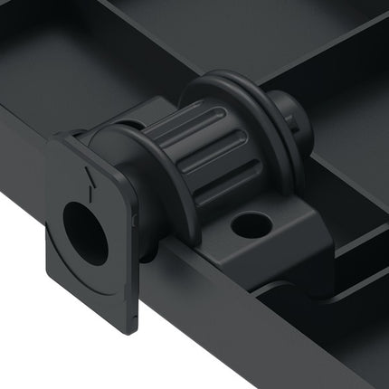 Poggiapiedi ( 9000460170 ) nero L385/500xP370xH155 mm