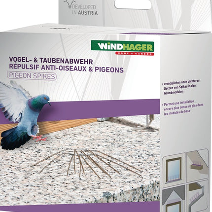 Windhager repelente de aves y palomas ( 4000818602 ) 30 pinchos