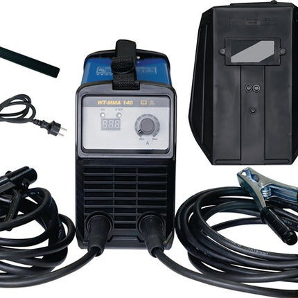 Equipo de soldadura por electrodo WT-MMA 140 ( 1000152170 ) con accesorios