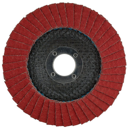 Disco lamellare Tyrolit PREMIUM CERAMIC ( 4000845948 ) Ø 125 mm granulometria 40 a gomito