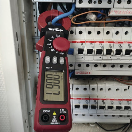 Testboy pince à courant de fuite TV 217 ( 4000828077 ) Plage de mesure 1µA - 150A(AC)