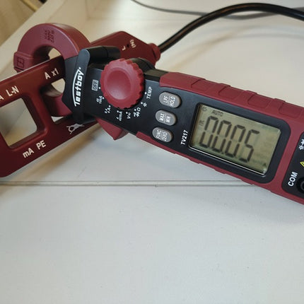 Testboy pince à courant de fuite TV 217 ( 4000828077 ) Plage de mesure 1µA - 150A(AC)