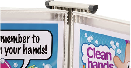 Tarjetero de pared ( 9000492071 ) 10 expositores barnizados A4