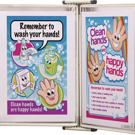 Tarjetero de pared ( 9000492071 ) 10 expositores barnizados A4