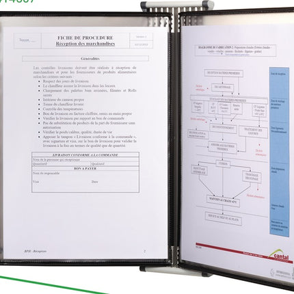 Tarjetero de pared ( 9000492071 ) 10 expositores barnizados A4