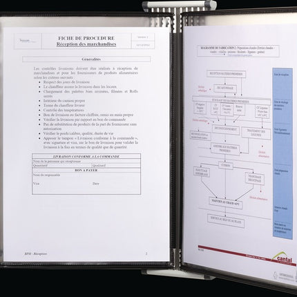 Tarjetero de pared ( 9000492071 ) 10 expositores barnizados A4