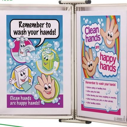 Tarjetero de pared ( 9000492071 ) 10 expositores barnizados A4