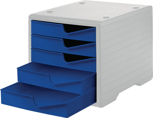 styro storage box ( 9000493474 ) 5 cassetti grigio/blu