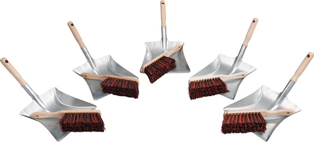 Dustpan set ( 9000470006 ) with wooden handle