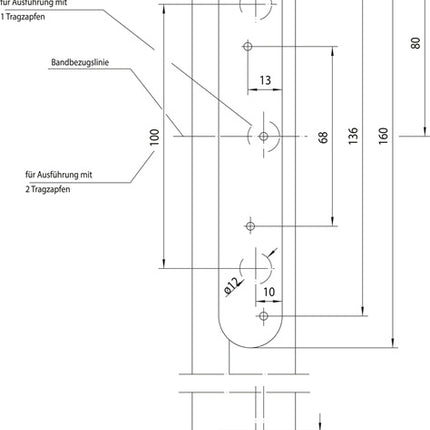 Zawias kontraktowy Simonswerk VARIANT VX 7939 ( 3000700118 ) stal nierdzewna matowa szczotkowana 160 kg drzwi przylgowe