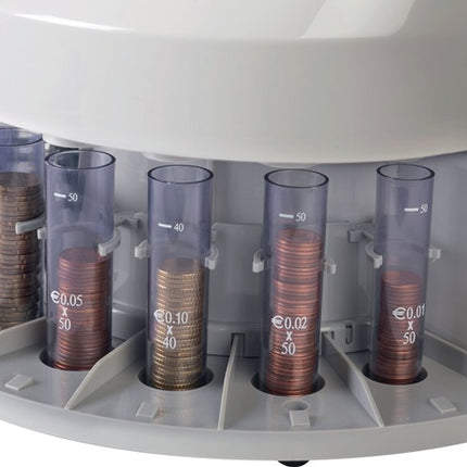 Safescan Münzzähler und -Sortierer ( 9000486805 ) mit Abhülsvorrichtung