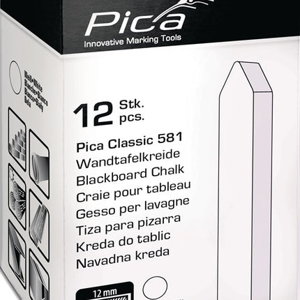 Pica tiza de pizarra Classic ( 4000871432 ) blanca