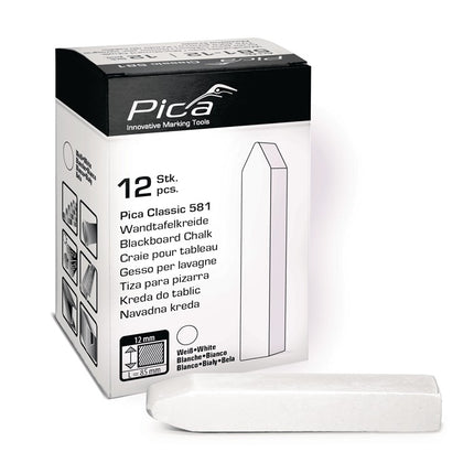 Pica tiza de pizarra Classic ( 4000871432 ) blanca