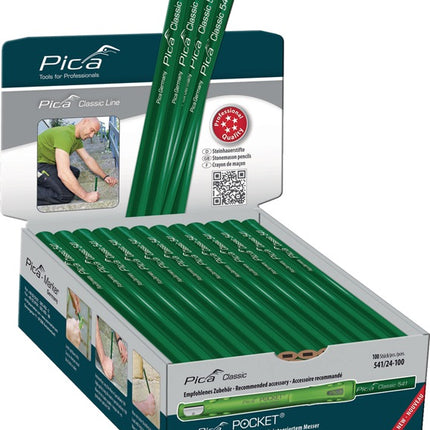 Pica Steinhauerstift Classic 541 ( 4000871353 ) Länge 24 cm ungespitzt