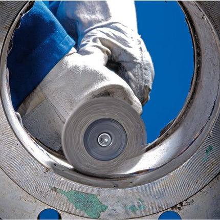 PFERD spazzola rotonda RBU INOX ( 8000433050 ) Ø 80 mm spessore del filo 0,15 mm