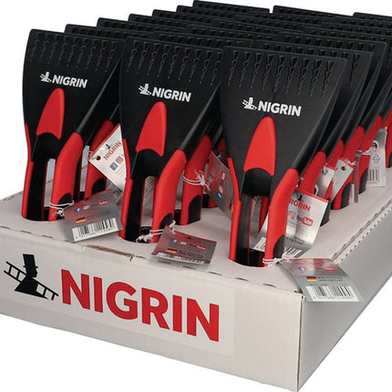 Nigrin ice scraper 2K ( 4000363000 ) ice scraper edge 95 mm black-red with soft grip