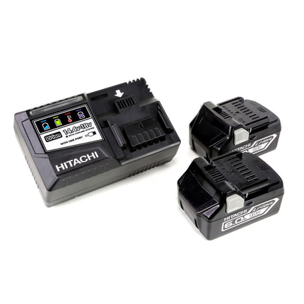 Hitachi CJ 18 DGL 18V  Akku Stichsäge + 2x Akku 6,0Ah  + Ladegerät + 3x Stichsägeblätter - Toolbrothers