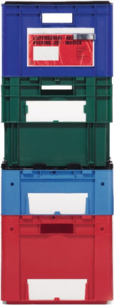 LA-KA-PE Swivel stacking container ( 9000446130 ) PP red