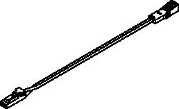 Câble adaptateur L & S Emotion ( 3000550088 ) adapté au 12 V Longueur 200 mm