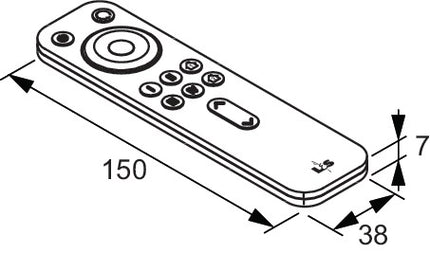 Mando a distancia por radio L & S LED serie Frankfurt ( 3000550054 ) 4 canales