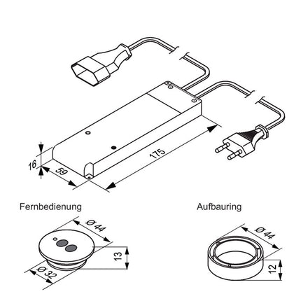 L & S HV-Funkschalterset ( 3000550098 ) 230 V