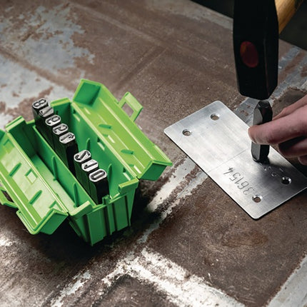 Juego de números de impacto Kukko 330 ( 8000458600 ) 9 piezas números 0 - 9