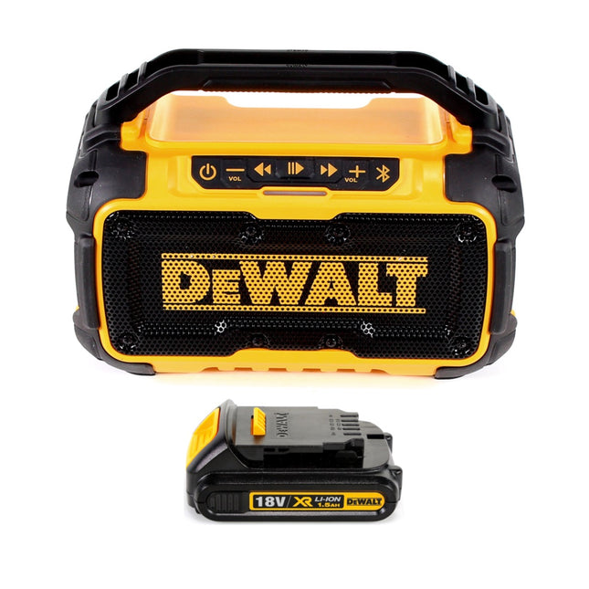DeWalt DCR 01 Akku Bluetooth Lautsprecher 10,8-18V + 1x Akku 1,5Ah - ohne Ladegerät - Toolbrothers