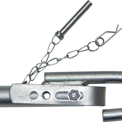 Tow bar ( 4000818635 ) steel / metal 4.04 kg silver