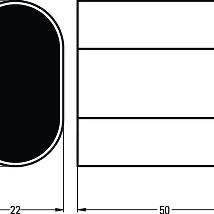 Odbojnik drzwi ściennych Hermeta 4700 / 4702 / 4704 ( 3000283377 ) Aluminium anodowane na czarno