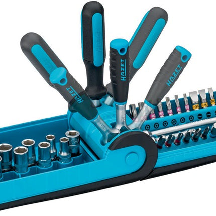 Juego de llaves de vaso Hazet 856-1HP ( 8000753595 ) 38 piezas 1/4 ″ Nº de dientes 90 hexagonal