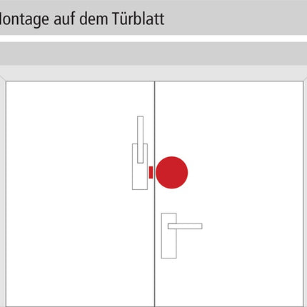 Dispositivo de control GFS Dexcon ( 3000250890 ) sin prealarma plástico rojo