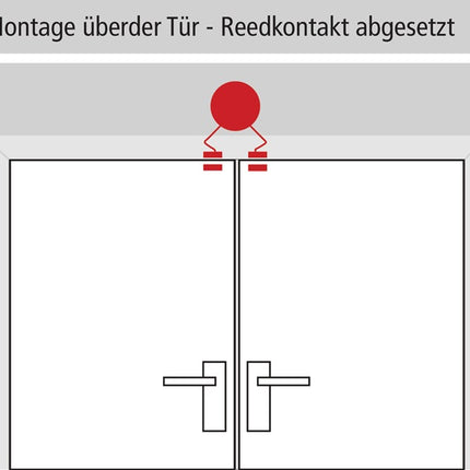 Dispositivo de control GFS Dexcon ( 3000250890 ) sin prealarma plástico rojo