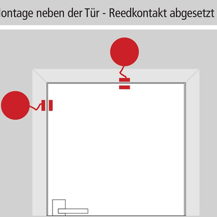 Dispositivo de control GFS Dexcon ( 3000250890 ) sin prealarma plástico rojo