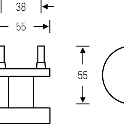 Pomo FSB 23 0829 03400 ( 3322002268 ) Aluminio 0105 recto
